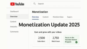Latest YouTube Monetization Update 2025