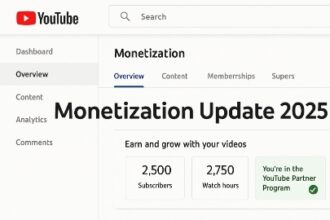 Latest YouTube Monetization Update 2025